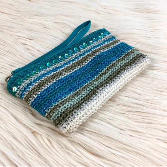 [Old Navy] Sparkle & Striped Wristlet - Picture 2 of 6